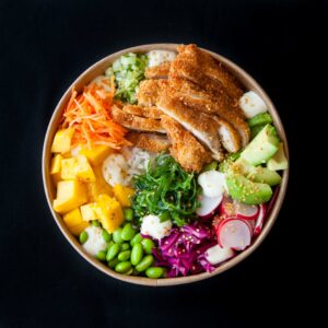 Pokébowl krokante kip